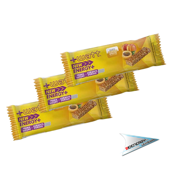 +Watt-NEW ENERGY+ (Confezione 24 barrette da 35 gr)   Albicocca  